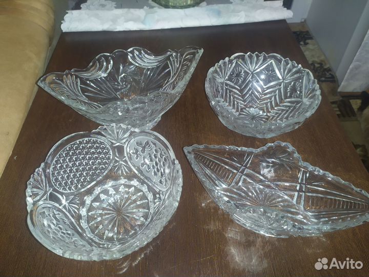 Хрустальная посуда богемия