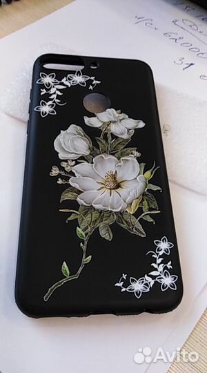 Новый силиконовый чехол для Honor 7C Pro