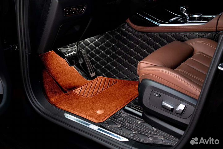 3D Коврики Range Rover Салон Багажник из Экокожи