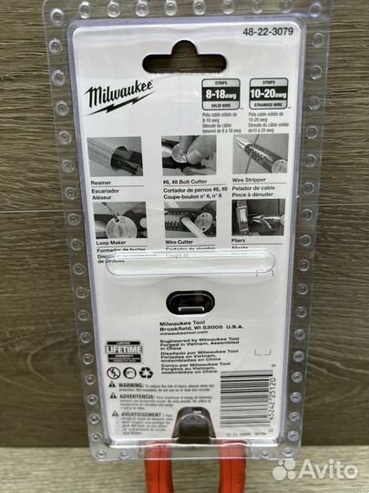 Пасатижи плоскогубцы Milwaukee 6in1