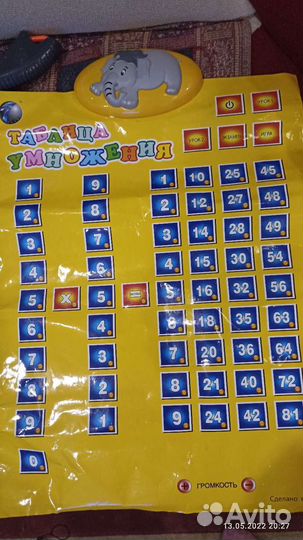 Таблица умножения