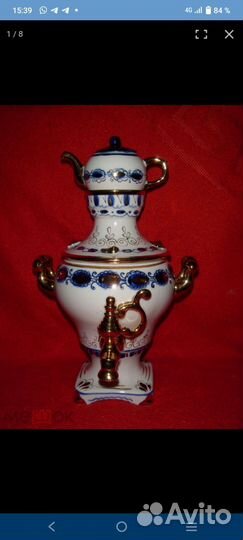 Гжель СССР посуда фигурки много