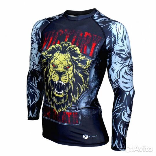Рашгард для мма Rusco Lion детский (р. 2XL- (14лет