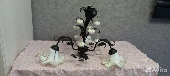 Люстра потолочная бу