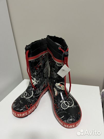 Новые резиновые сапоги 33р