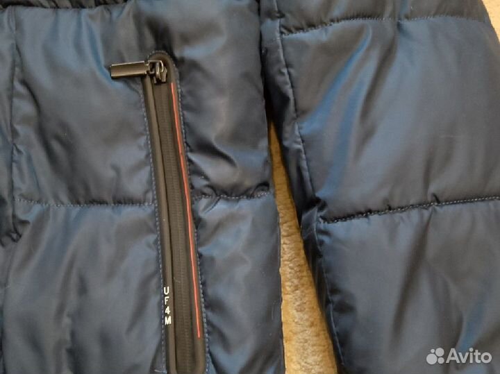 Пуховик мужской длинный. Размер 48