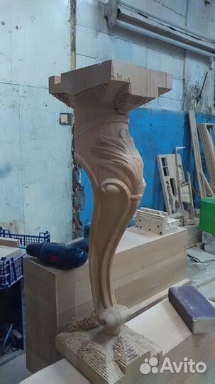 Фрезеровка ножек для мебели на чпу