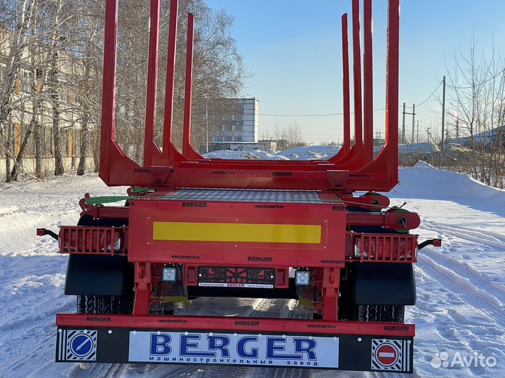 Прицеп лесовоз (сортиментовоз) Berger 8853-0000030-02, 2023