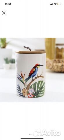 Банка для сыпучих керамика