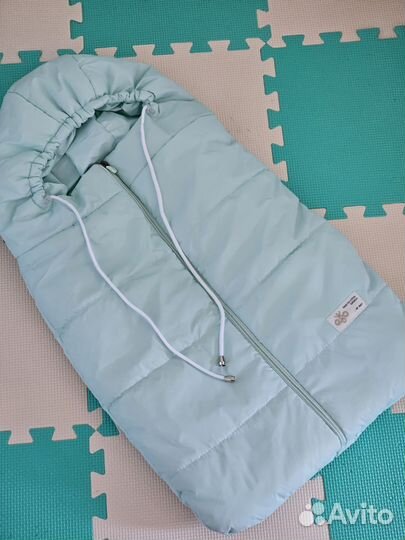 Зимний конверт в коляску 56 размер