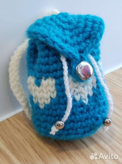 Изделия из трикотажной пряжи рюкзак мешок