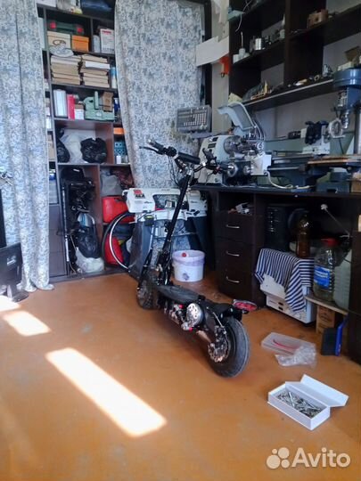 Электросамокат самодельный 36v 1000w