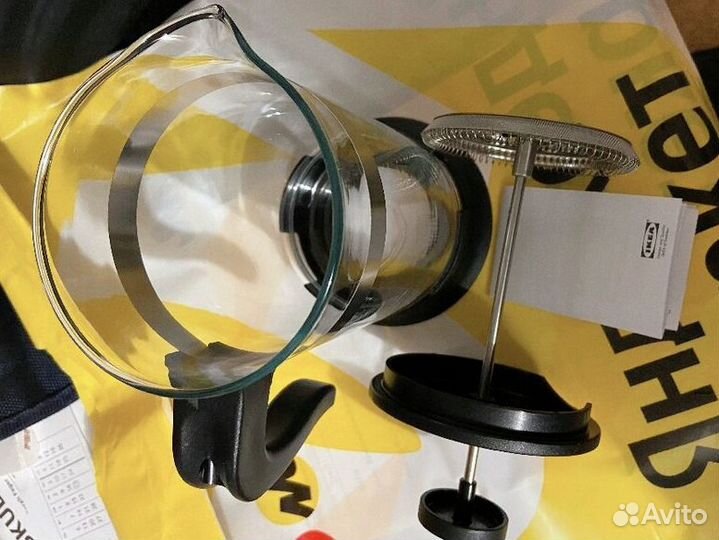 Икеа Упхетта кофе-пресс чайник 1л