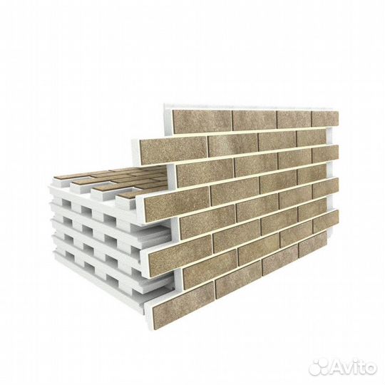 Термопанель фасадная клинкерная Paradyz Mattone Br