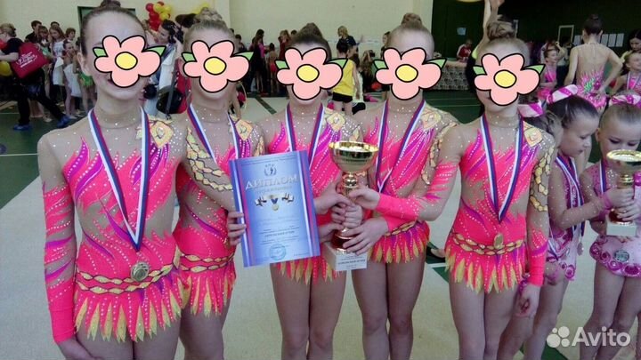 Купальники групповые для художественной гимнастики