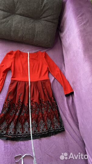 Платья красные 44-46