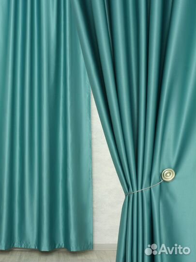 Шторы блэкаут мята