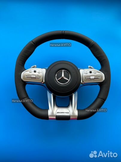 Руль Mercedes AMG кожа