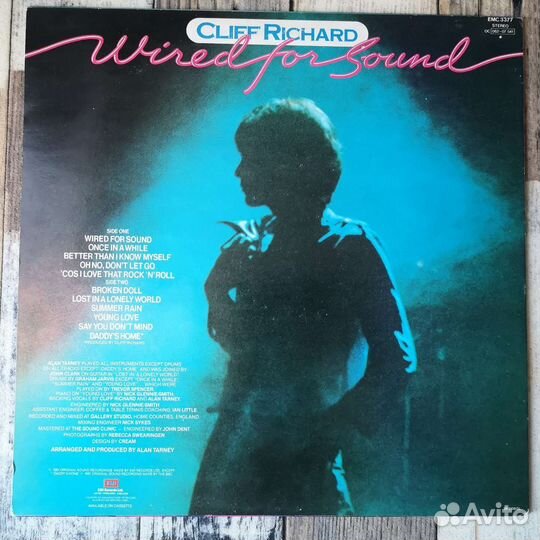 Винил Пластинка Clif Richard Wired For Sound 1981
