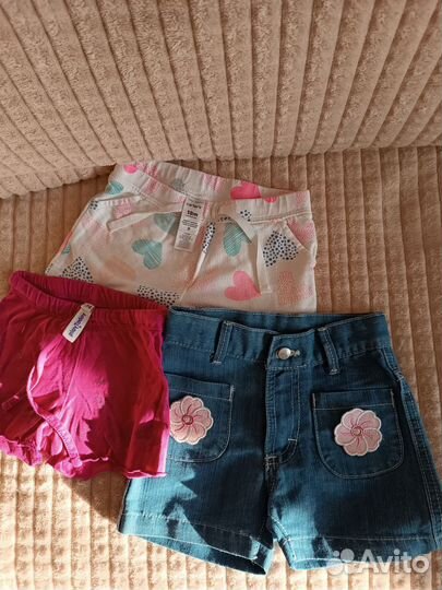 Шорты для девочек 74-80