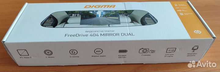 Видеорегистратор digma FreeDrive 404 mirror dual