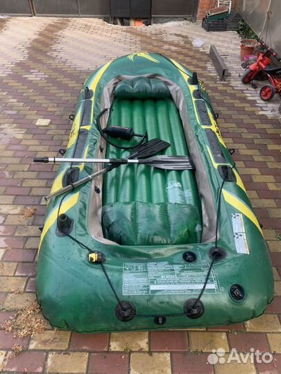 Надувная лодка intex seahawk 4