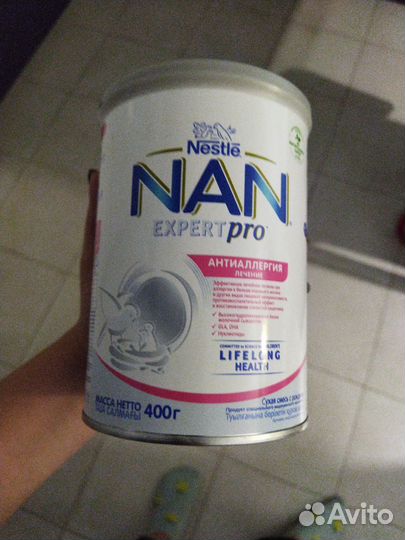 Детская лечебная смесь нан антиаллергия