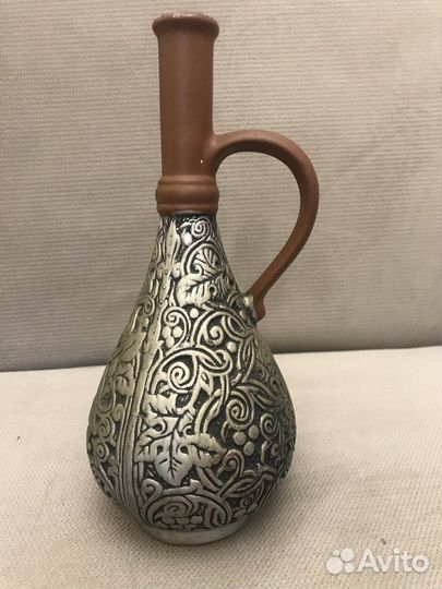 Графин для вина, керамика, ручная работа, Кавказ