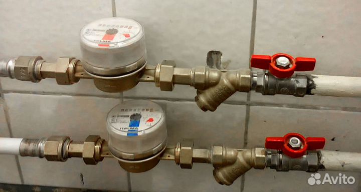 Установка, замена водосчетчиков Сантехмонтаж