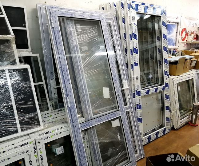 Двери алюминиевые готовые