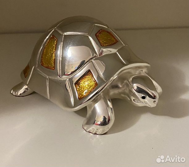 Статуэтка Черепаха (серебро, Италия)