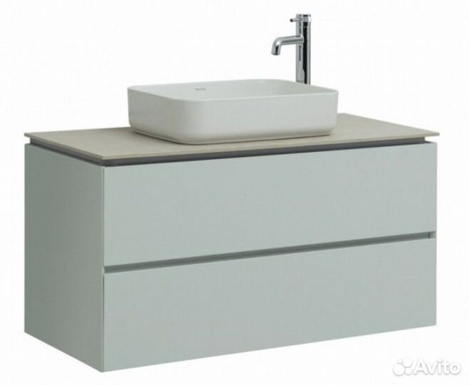 Мебель для ванной Allen Brau Infinity 100 см светло-серый