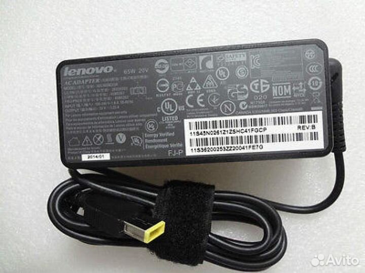 Блок питания ноутбука Lenovo 20V 3.25A65W Гарантия