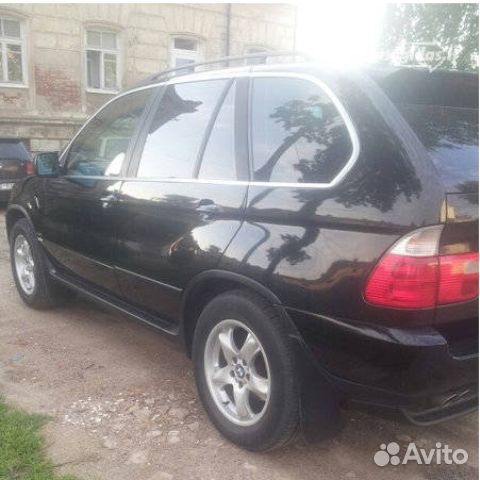 Накладка на порог BMW X5 E53 2001