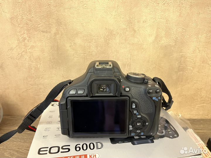 Зеркальный фотоаппарат canon 600d
