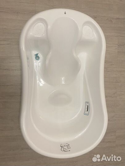 Ванна детская Olsson Ollie Hippo с термометром