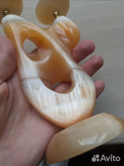 Подсвечник из селенита