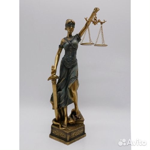 Фемида 3 вида античные под бронзу 14-40см