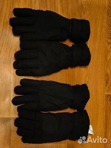 Перчатки черные, зимние