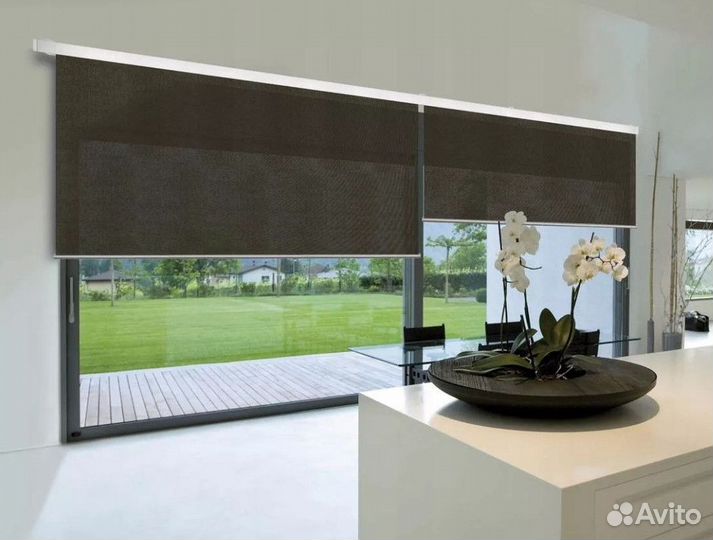 Рулонные шторы день ночь