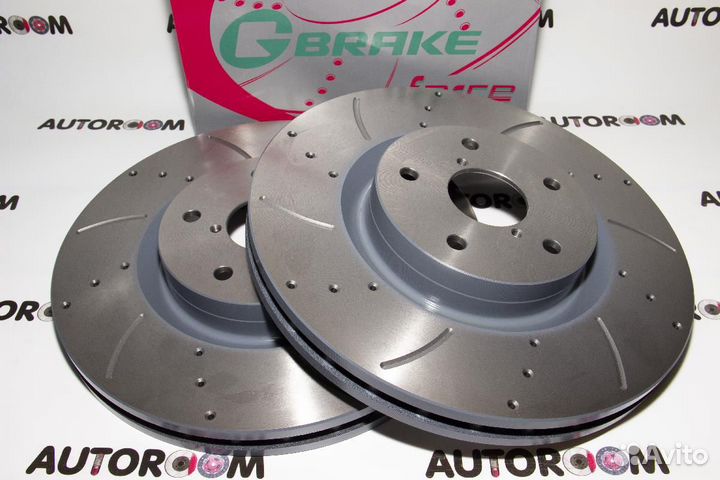 Диск тормозной перфорированный G-brake GFR-20739L