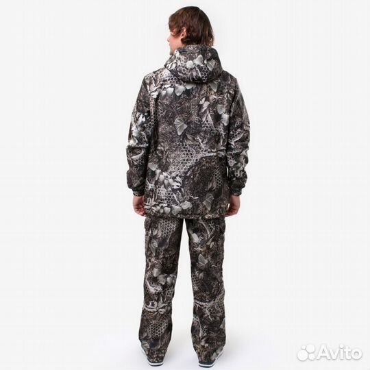 Костюм батальон дюспо-флис серый лес