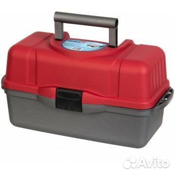 Ящик рыболова трехполочный красный (T-HS-FB3-G) He
