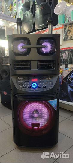 Мощная портативная колонка crown Bluetooth