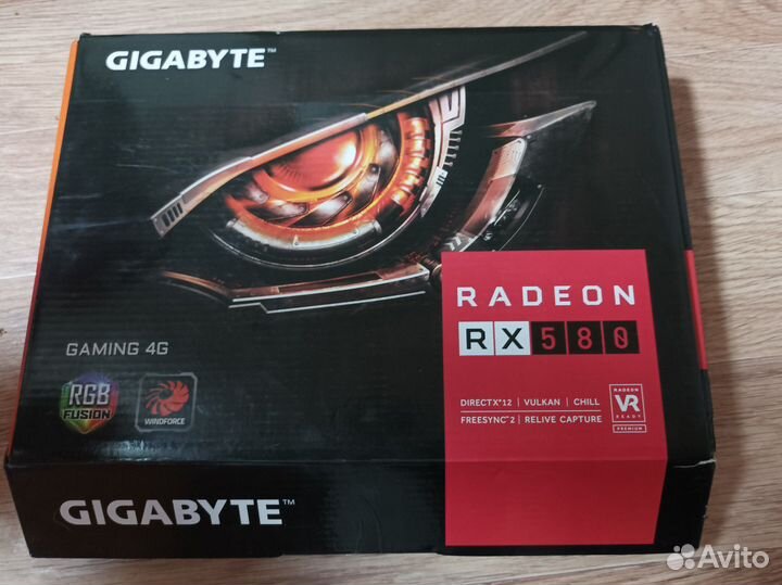 Видеокарта rx580 4gb msi