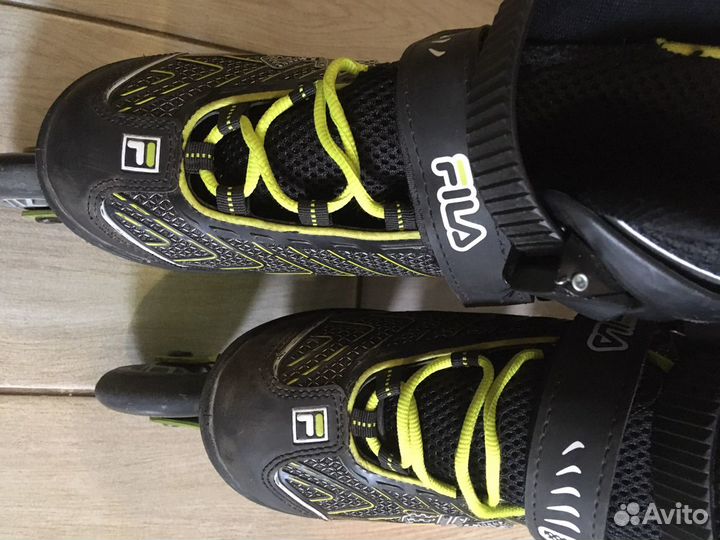 Ролики Fila Wizy Alu Lime