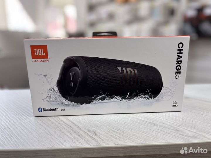 Беспроводная колонка JBL Charge 5 Black / Новая