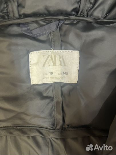 Пуховик zara 140