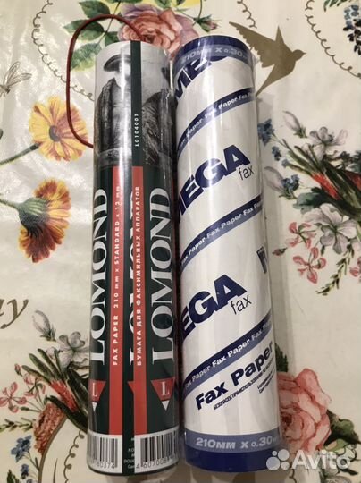 Бумага факсовая рулонная