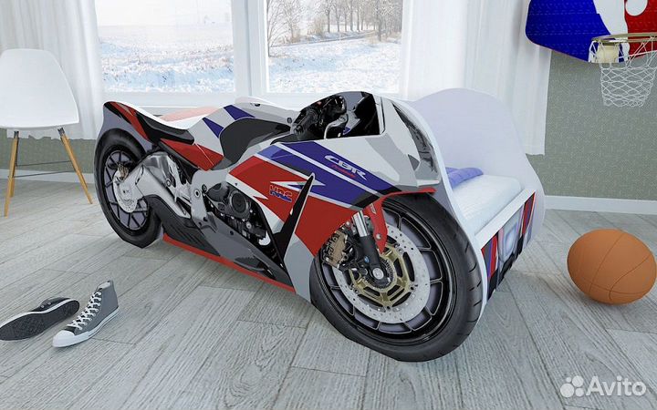 Детская кровать Мотоцикл